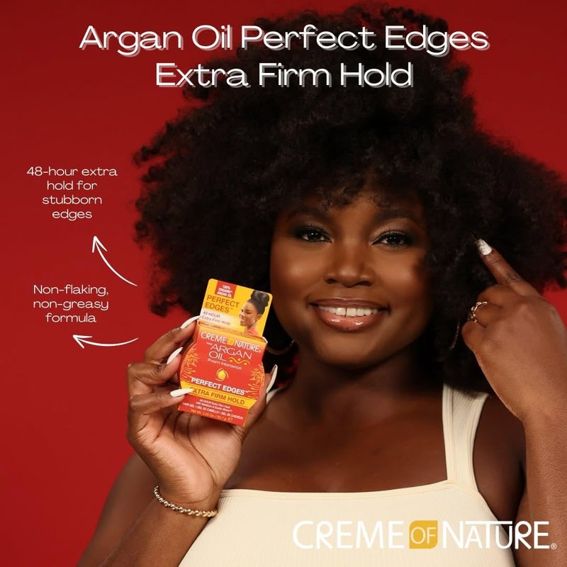 Creme of Nature Argan Oil Perfect Edges Extra Hold, 2.25 Oz (214040) - Image 2